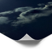 Loup Pair Lune Nuit Gothique Poster de l'Imaginair (Coin)