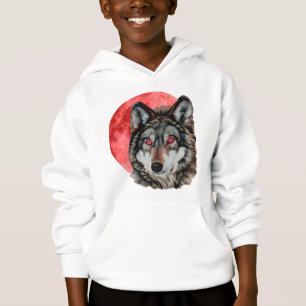 Loup rouge de lune
