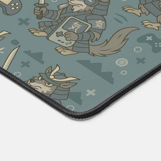 Loup Samouraï avec console portable (Coin)