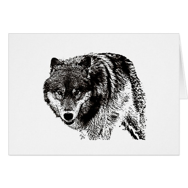 Loup sauvage (Devant horizontal)