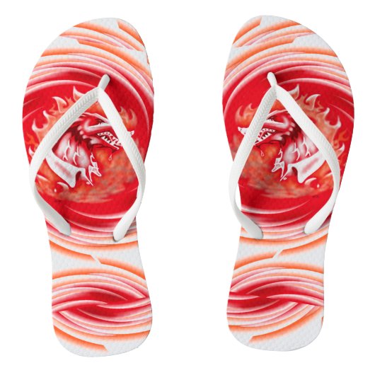 Loup sauvage Tourbillon de tongs blancs (Semelle)