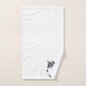 Loup tribal (Serviette à main)