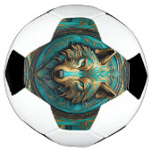 Loup Turquoise et Or (Tourné)