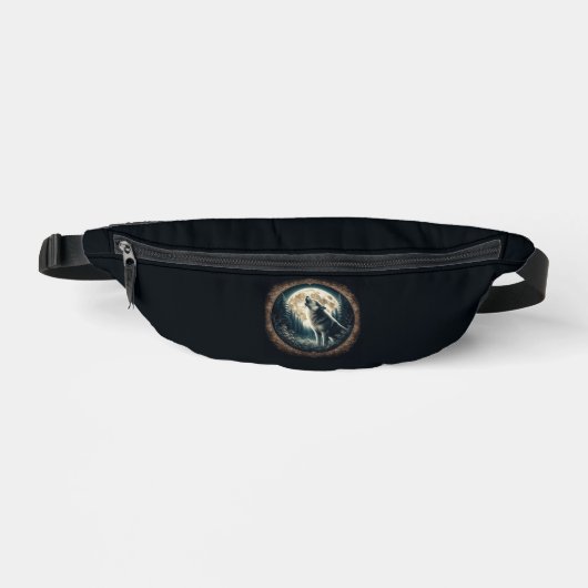 Loup vintage et lune classique (Recto)