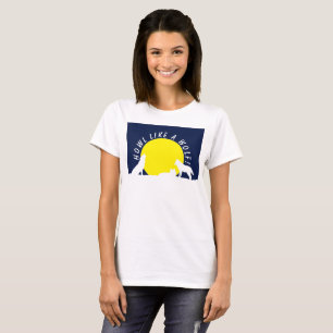 Loups au clair de lune, comment un loup ! T-shirt