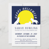 Loups au clair de lune, Invitation de la fête d'Ha (Devant)