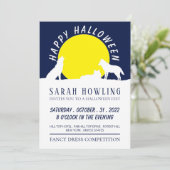 Loups au clair de lune, Invitation de la fête d'Ha (Debout devant)