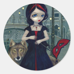 "Loups autocollant de Venise"