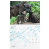 Loups avec petits 2010 Calendrier (Mar 2026)
