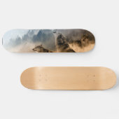 Loups dans le skateboard de neige (Horz)