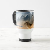 Loups de Yellowstone Travel Mug (Devant gauche)