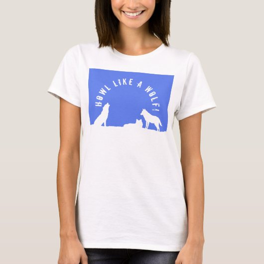 Loups en neige, comment un loup ! T-shirt (Devant)