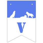 Loups en neige, tout le monde hurle ! Bannière (Troisième drapeau)