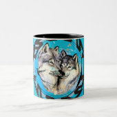 loups face image mug (Centre)