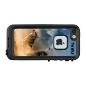Loups hurlant FRE iPhone 6 coque (Dos Horizontal)