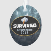 L'ouragan Michael (devant)