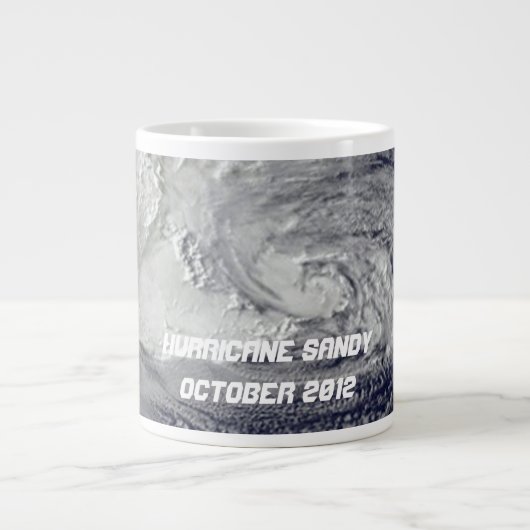 L'ouragan Sandy Jumbo Mug (Devant)