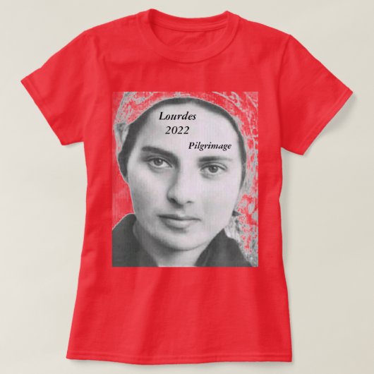 Lourdes 2022 Pilgrimage T-Shirt (Design voorkant)