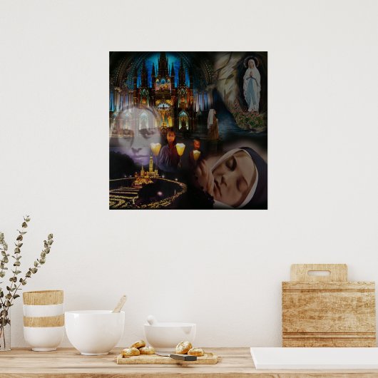 LOURDES COLLAGE POSTER (Cuisine)