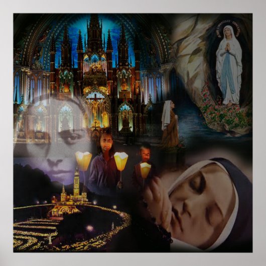 LOURDES COLLAGE POSTER (Devant)