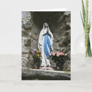 Lourdes Image Blank Card Kaart