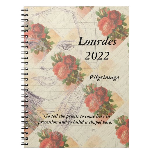 Lourdes Pilgrimage 2022 Notitieboek (Voorkant)