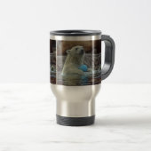 L'ours blanc CUB avec le jouet voyagent tasse (Devant droit)