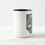 L'ours blanc s'inquiète ! tasse (Centre)