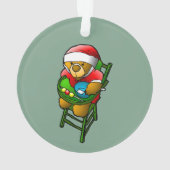 L'ours en peluche de Noël (dos)