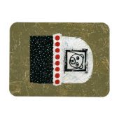 L'Ours Est Fatigué Réfrigérateur Magnet (Horizontal)