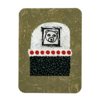 L'Ours Est Fatigué Réfrigérateur Magnet