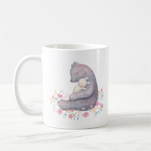 L'ours et l'ours et le lapin de tasse de lapin (Gauche)