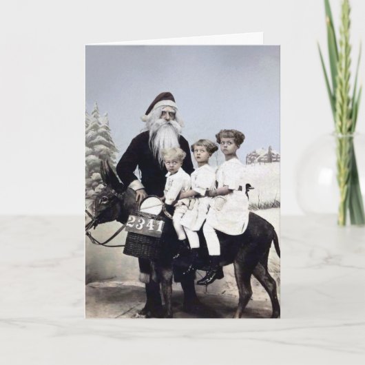  Lousy Santa Holiday Card Feestdagen Kaart (Voorkant)