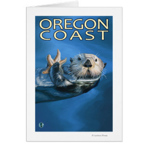 Loutre de mer de côte de l'Orégon
