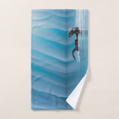 Loutre de mer espiègle (Serviette à main)