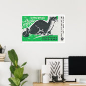 Loutre - Impression Boîte d'allumettes - Art mural (Bureau à domicile)