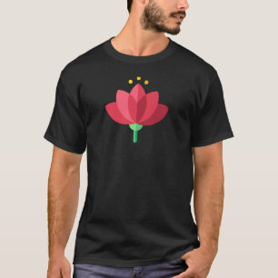 Louts Flowe, Red Louts Flower, Egyptisch Shirt