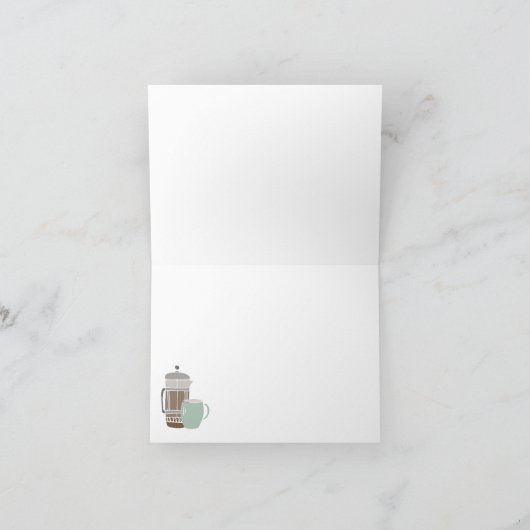 Louvain de café Script personnalisé pour elle (Intérieur)