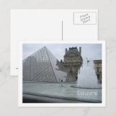 Louvre Briefkaart (Voorkant / Achterkant)