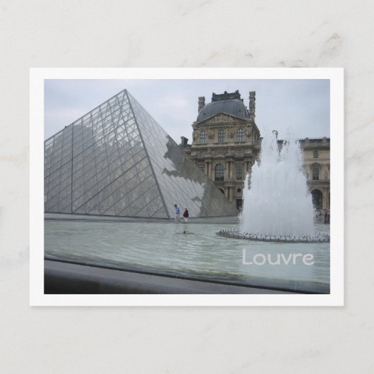 Louvre Briefkaart (Voorkant)