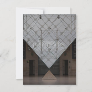 Louvre Inverted Pyramid Interieur Uitzicht Briefkaart