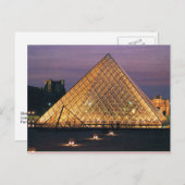Louvre Museum Briefkaart (Voorkant / Achterkant)