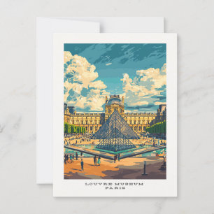 Louvre Museum Paris France Carte postale