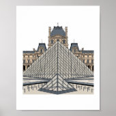 Louvre Museum Paris Pyramid Poster (Devant)