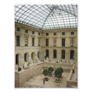 Louvre, Parijs Foto Afdruk