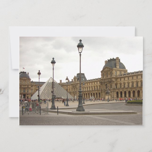 Louvre. Parijs, Frankrijk (Voorkant)