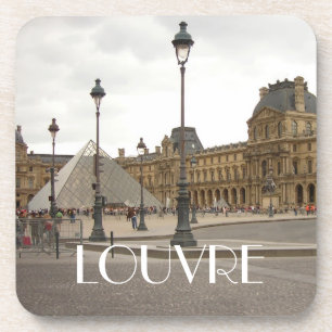 Louvre. Parijs, Frankrijk Bier Onderzetter