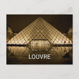 Louvre, Parijs/Frankrijk Briefkaart