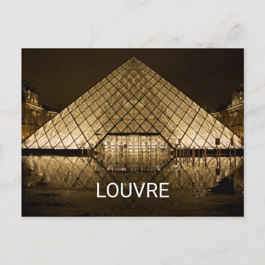 Louvre, Parijs/Frankrijk Briefkaart (Voorkant)