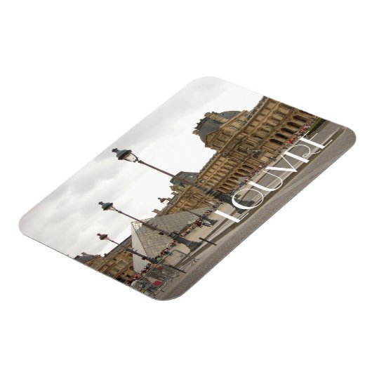 Louvre. Parijs, Frankrijk Magneet (Linkerzijde)